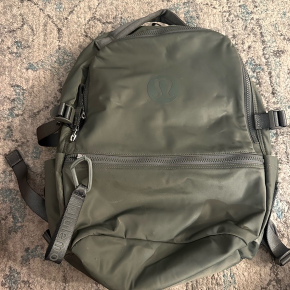 lululemon athletica Olive Green Backpack - Picture 1 of 9
